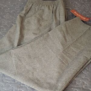 Bon Worth Women's Gray Pants size XL Petite NWT
